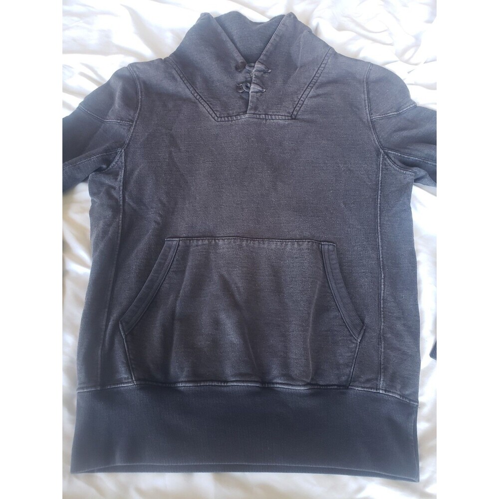 Jungmaven Charcoal Gray Pullover Hoodie Sweater
